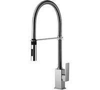 Miscelatore per lavello Paffoni Elle 2 getti canna orientabile cromato EL179CR