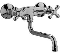 Miscelatore per lavello a muro Paffoni Iris cromato IRV161CR