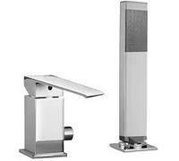 Rubinetteria Paffoni Level Miscelatore Bordo Vasca Con Deviatore Cromato Codice Prod: Les041cr