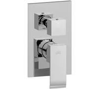 Paffoni Level - Miscelatore doccia ad incasso con deviatore, 3 utenze, cromato LES019CR