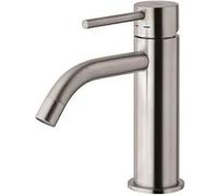 Paffoni LIG075ST Miscelatore lavabo con scarico automatico 1' 1/4 serie LIGHT Steel Looking