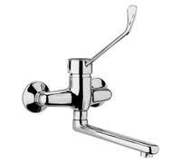 Miscelatore monocomando lavello cromato a parete serie nettuno 1/2" PAFFONI