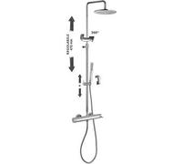 ZCOL599CR Colonna doccia regolabile NEW MINI MASTER PAFFONI