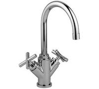 Miscelatore per lavabo Paffoni Quattro canna orientabile senza scarico QTV078CR
