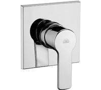 Paffoni Miscelatore doccia ad incasso Red 1/2 RED010CR placca quadrata senza deviatore