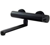 Paffoni Lavello RINGO Miscelatore lavello a muro canna tubo diritta nero opaco