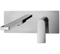 TA104CR Miscelatore incasso lavabo con piastra in acciaio inox TANGO PAFFONI