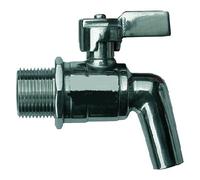 RUBINETTI A LEVA ACCIAIO INOX PER FUSTI OLIO E SERBATOI - M 3/4" DF 607226