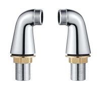 Rubinetti da bagno montati sul ponte Miscelatore Colonna Gamba, Colonna standard per rubinetto per vasca da bagno, Estensione adattatore per miscelatore doccia, Attacco per rubinetto doccia, Corpo in