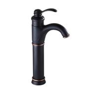 Rubinetti da bagno retrò neri girevoli miscelatore monocomando per acqua calda e fredda, opzioni corte e alte, design elegante per case moderne