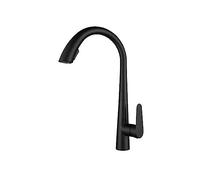 Rubinetti Da Cucina Con Beccuccio Estraibile For Miscelatori Accessori For Acqua Calda E Fredda Testa Dello Spruzzatore A Flusso Montato Sul Ponte Flusso D'Acqua Stabile(B2-Black)