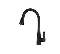 Rubinetti Da Cucina Con Beccuccio Estraibile For Miscelatori Accessori For Acqua Calda E Fredda Testa Dello Spruzzatore A Flusso Montato Sul Ponte Flusso D'Acqua Stabile(B3-Black)