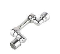 Rubinetti da cucina, Rubinetto universale for rubinetto girevole a 1080 ° Parti del dell'acqua a spruzzo Estensione a prova di spruzzi Girevole a risparmio per lavanderia, camper, bar(One Mode)