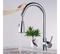 Rubinetti da cucina touch con spruzzatore estraibile, rubinetti da cucina con sensore, rubinetti per lavello a ponte con maniglia singola, design moderno, facile da installare, caratteristiche di