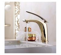 Rubinetti del bacino Miscelatore freddo caldo/nero/rosso Bagno Bacino Tappo in ottone Oro/Chorme/Bianco/Rosso/Nero Rubinetto rubinetto(Gold short)