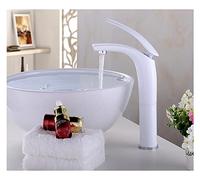 Rubinetti del bacino Miscelatore freddo caldo/nero/rosso Bagno Bacino Tappo in ottone Oro/Chorme/Bianco/Rosso/Nero Rubinetto rubinetto(White tall)