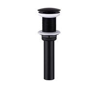 Rubinetti del bacino moderno miscelatore bagno nero rubinetto in ottone lavabo rubinetto singolo manico singolo foro elegante gru for bagno(Without overflow)