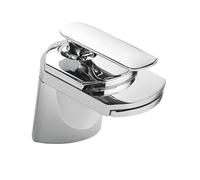 Rubinetti della Cucina, Rubinetti for lavabo a cascata con rubinetto bianco, miscelatore for monoforo supporto singolo, acqua calda e fredda(SLT203-S)