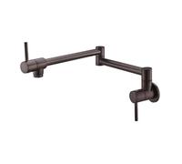 Rubinetti della cucina, Rubinetto riempitivo for pentola in ottone da cucina, rubinetto pieghevole a parete, for lavabo monoforo freddo in oro rosa(Antique copper)