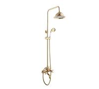 Rubinetti doccia, set doccia retrò set doccia bronzo sistema doccia per bagno parete