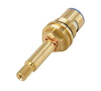 Rubinetti for doccia e vasca, cartuccia valvola, flusso a un quarto di giro, stelo lungo e alto, inserto da 20 1/2" for rubinetti for sanitari, parti di ricambio(Blue)