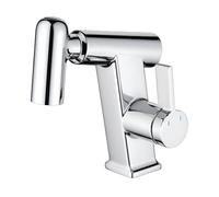 Rubinetti for lavabo Bianchi, Rubinetto for Bagno monoforo con spruzzatore Estraibile, 3 modalità, lavabo for la casa, mobiletto for Bagno, Rubinetto for lavabo Multifunzione (Freddo e Caldo)(Chrome)