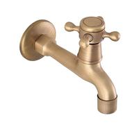 Rubinetti in stile vintage Rubinetto for piscina da bagno con montaggio a parete in ottone antico/acqua giardino Rubinetti(E)