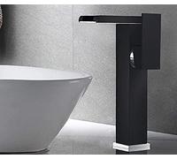 Rubinetti, LED 3 cambi di colore Miscelatore monocomando per bagno/cucina, rubinetto per bagno Rubinetto per lavabo Miscelatore per lavabo Miscelatore per lavabo in ottone cromato/nero/alto Present