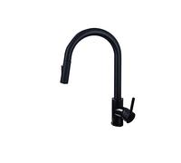 Rubinetti miscelatori da cucina, Rubinetto da cucina monoforo con doccetta estraibile e maniglia singola(1 UK)