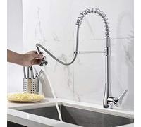 Rubinetti moderni cucina cucina cucina cucina cucina con tiro spray a spruzzo senza spray ottone a 360 gradi mixer cucina rotta cucine soffitta con doccia/cromo/a LWX