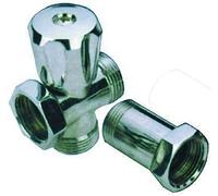 Rubinetti P/Lavatrici Blinky 3 Vie C/Distanziale 3/4"