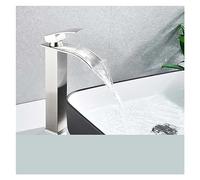 Rubinetti per bagno, Miscelatore for lavabo in ottone con maniglia singola da appoggio