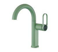 Rubinetti per bagno, Rubinetto in ottone massiccio con rotazione orizzontale a 360°, miscelatore monocomando for lavabo for bagno