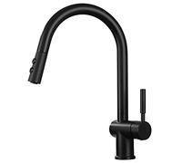 Rubinetti per Cucina e Bagno, Rubinetto per Vasca da Pavimento con beccuccio Girevole, Rubinetto per Vasca da Pavimento in Ottone retrò con doccetta a Forma di Telefono, miscelator