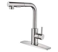 Rubinetti per Cucina e Bagno, Rubinetto per Vasca da Pavimento con beccuccio Girevole, Rubinetto per Vasca da Pavimento in Ottone retrò con doccetta a Forma di Telefono, miscelator