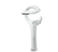 Rubinetti Per Lavabo Basin Faucet Brass Bathroom Waterfall Hot And Cold Water Mixer Tap Single Handle Chrome Black(White Tall)