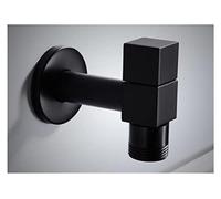 Rubinetti per lavabo Lavatrice rubinetto rame bagno angolo rubinetto rubinetto singolo freddo giardino rubinetto nero olio nero miscelatore piccolo rubinetto(Style 2)