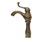 Rubinetti per lavabo Rubinetto per lavabo in Ottone Antico Bagno con Maniglia Singola Montaggio su Piattaforma Vintage Miscelatore per Vasca Calda e Fredda Rubinetto per l'acqua Rubinetto per la