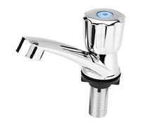 Rubinetti per Lavabo, Rubinetto Singolo in Plastica ABS Cromato Lucido Rubinetto Dell'acqua per Lavabo Accessori per Lavello da Cucina, 3 Tipi di Miscelatori per Lavabo da Bagno per(Feritoia G1/2)