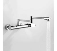 Rubinetti per Lavelli da Cucina, Miscelatori per Riempitore da Cucina A Parete, Prolunga Multifunzionale Universale Monocomando Calda E Fredda, Rubinetto da Cucina Lavelli da Cucina M, Chromea