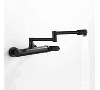 Rubinetti per Lavelli da Cucina, Miscelatori per Riempitore da Cucina A Parete, Prolunga Multifunzionale Universale Monocomando Calda E Fredda, Rubinetto da Cucina Lavelli da Cucina M, Blacka