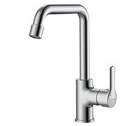 Rubinetti per lavello da Cucina Rubinetti per lavello da Cucina Rubinetto da Cucina Girevole per Uso Domestico, Rubinetto per lavabo in Ottone, Rubinetto Caldo e Freddo monocomando monoforo, con Tubo