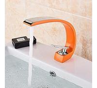 Rubinetti per lavello da cucina Rubinetto per lavabo Rubinetti per lavabo cromati lucidati Miscelatore per bagno Rubinetto per lavabo in ottone Maniglia singola Lavabo monoforo Gru per lavabo Nichel