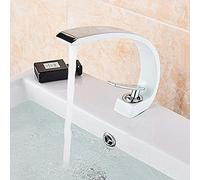 Rubinetti per lavello da cucina Rubinetto per lavabo Rubinetti per lavabo cromati lucidati Miscelatore per bagno Rubinetto per lavabo in ottone Maniglia singola Lavabo monoforo Gru per lavabo Nichel