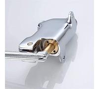 -Rubinetti, rubinetti, rubinetto a pedale a freddo caldo interruttore a parete a parete ospedale laboratorio fabbrica singolo bacino freddo piede acqua-rubinetto/piede (Color : Foot)