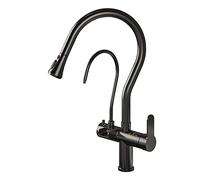 Rubinetti, Rubinetto da Cucina a 3 Vie con Doccetta Estensibile, Rubinetto con Filtro Dell'Acqua, Rubinetto in Ottgirevole Multifunziper Lavandino da Cucina