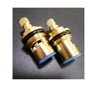 Rubinetti Valvola a bobina a cartuccia in ottone 2 pezzi Standard 1/2 Valvola a disco interna for rubinetto in ceramica Cartucce a un quarto di giro Accessorio in ceramica