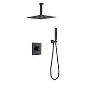 Rubinetti vano Cromato Set Cascata Vasca da Bagno e Miscelatore ad Acqua Fredda Doppia mura