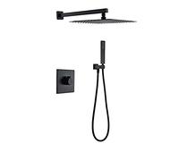 Rubinetti vano Cromato Set Cascata Vasca da Bagno e Miscelatore ad Acqua Fredda Doppia mura