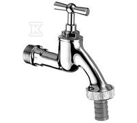Rubinetto 1/2" cromato con manopola a farfalla 034050399